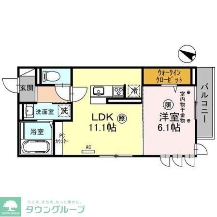 アムールの物件間取画像